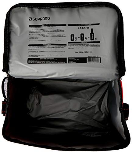 Bolsa Térmica Pop 9.5L, Soprano, 0280, Vermelho, Médio