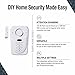 SABRE Door and Window Alarm Kit, 120 dB Alarm, Audible Up To 1,580-Feet (480-Meters), Chime, Away, Home And Panic Modes, Sensors Work On Left And Right Hinged Doors, Low Battery Indicator
