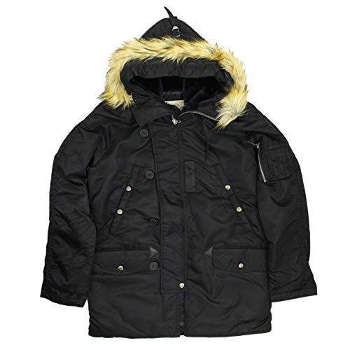 [Avirex] [ABbNX] 6152175 N-3B COMMERCIAL (FAKE FUR) tCgWPbg 09BLACK-L