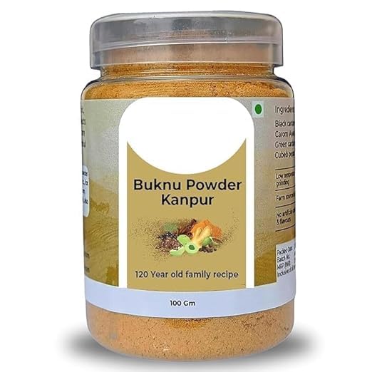Buknoo Powder Kanpur - 3.52Ounce | 100Gram - Buknu Powder Kanpur - Buknu Masala Kanpur