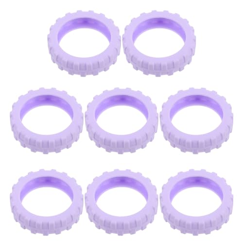 BESPORTBLE 8pcs Suitcase Wheel Covers: Silicone Protective Covers For Luggage Wheels - Mute & Anti-Vibration Suitcase Silicone Socks For Travel