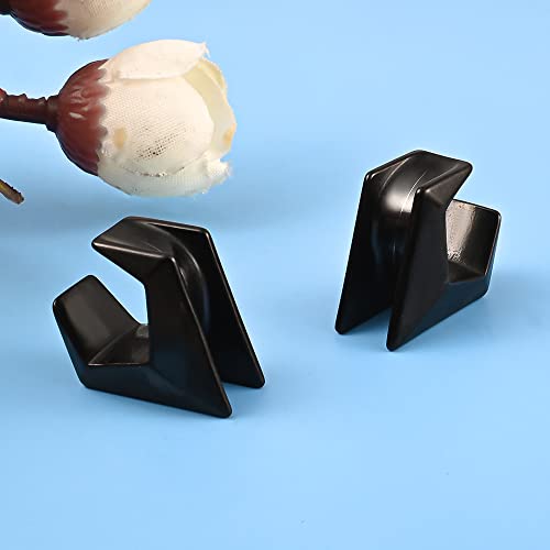 Doearko 2Pcs Ear Gauges Cool Rhombus Saddle Ear Plugs Body Piercing Tunnels 316 Stainless Steel Hypoallergenic Earrings Plugs For Ears Expander Body Jewelry  thumb #2