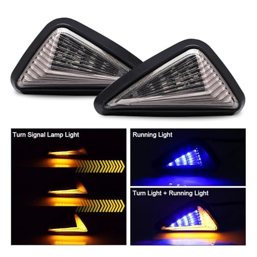 Feu clignotant LED ambre moto étanche pour éviter les pannes sous la pluie - 2