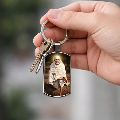 Image of Premium Printed Metal Keychain for Men & Women | High-Definition Artwork Print | Durable Key Ring for Car, Bike, Home & Office Keys | Stylish Decorative Key Holder Gift