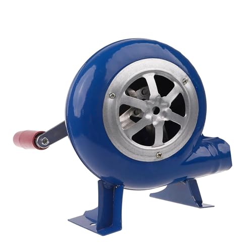JOUFNING Forgeron Manuel Forge Souffleur, Barbecues Centrifuges Pompe À Charbon, Briquets À Charbon Forge BBQ, Ventilateur De Gril Lance-Flammes(200W)