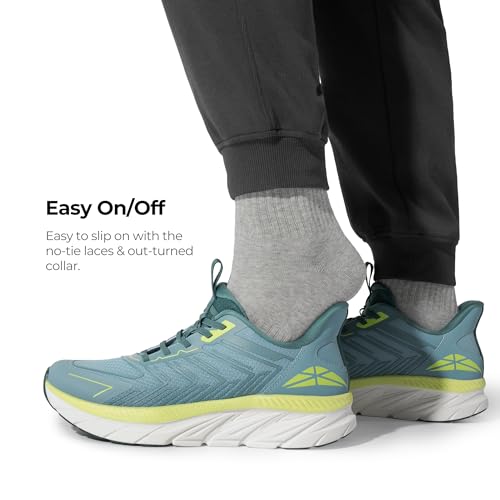 Image of ALLSWIFIT Mens Slip On Walking Shoes Running Sneakers | Comfortable, Tennis, Breathable, Non Slip, Cushion, Lightweight, Athletic, Gym, Workout, Cross Training, Fashion