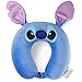 Produktbild Disney Stitch Reisekissen Kinder Teenager und Frauen, Memory Foam Nackenkissen Flugzeug (Blau Stitch)