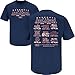 Atlanta Baseball Fans. Baseball in Atlanta Navy T Shirt (SM-5X) (X-Large)