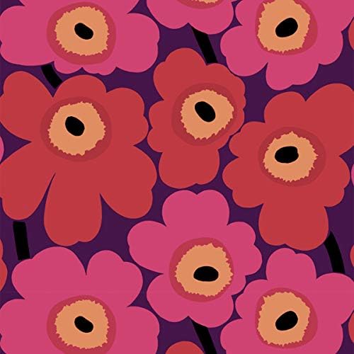 Amazon Co Jp マリメッコ Marimekko 壁紙 ウニッコ 幅70cm プラム 1m単位で切り売り Unikko Marimekko5 Diy 工具 ガーデン