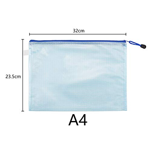 Tebery confezione da 20 in plastica Mesh zipper