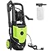 Outsunny 2200W High Pressure Washer, 170 Bar Pressure, 420 L/h Flow, Portable Electric Power Washer Jet Wash Cleaner with Adjustable Nozzle 6M Hose and Hose Reel for Home Patio Car Driveway, Green