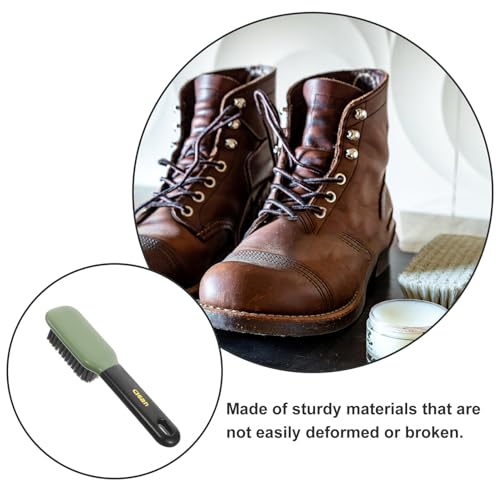 HOMSFOU Cepillo para Zapatos y Ropa Multifuncional de Plástico, Cerdas Suaves, Tamaño Portátil y Ligero, Adecuado para Limpieza en Hogar y Cuidado de Calzado, Cepillos para Botas Exterior - imagen 7