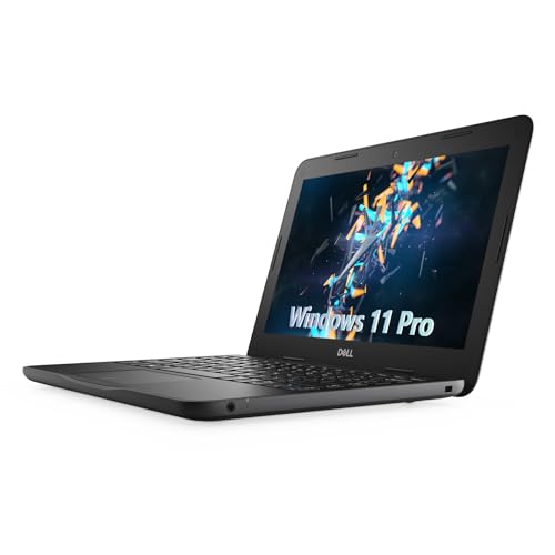 Image of Dell Latitude 3190 11.6 inch Laptop, Intel Pentium N5030, 8GB RAM, 128GB SSD, Webcam, Windows 11 Pro(Renewed)