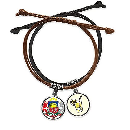 Bracelet Lettonie tressé à la main : portez l'emblème de vos racines
