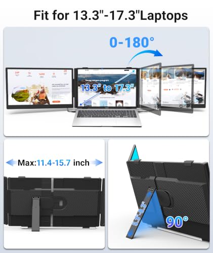 Image of 14 inch Laptop Screen Extender, 3lbs Lightweight & Portable Monitor for Laptop
