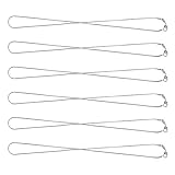 Outus 24 Pack Silver Plated Snake Chain Necklace with Clasp for Jewelry Making, 1.2 mm (18 Inches)