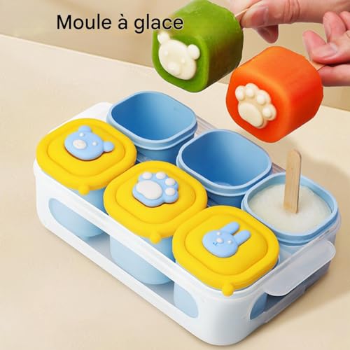Moule aliments bébé en silicone pour purées et glaces maison