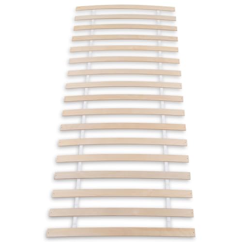 IDIMEX Sommier 90 x 190 cm PASIA 17 Lattes sans Cadre, Sommier à Lattes pré-percées pour lit Simple 1 Place, vis fournies, Convient Aussi pour 90 x 200