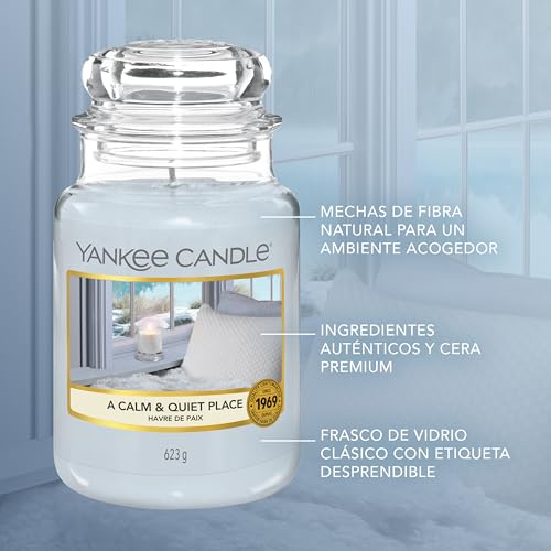 Miniatura 5 de Yankee Candle Vela Aromática A Calm Quiet Place Vela En Tarro Grande Velas De Larga Duración: Hasta 150 H Regalos Perfectos Para Mujeres