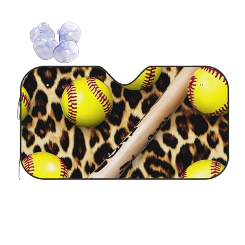 Couverture pare brise anti UV pliable style baseball 76x140