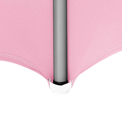 Image of Peomeise 4FT Spandex Table Cover Rectangular Stretch Spandex Tablecloth (Pink,4FT)