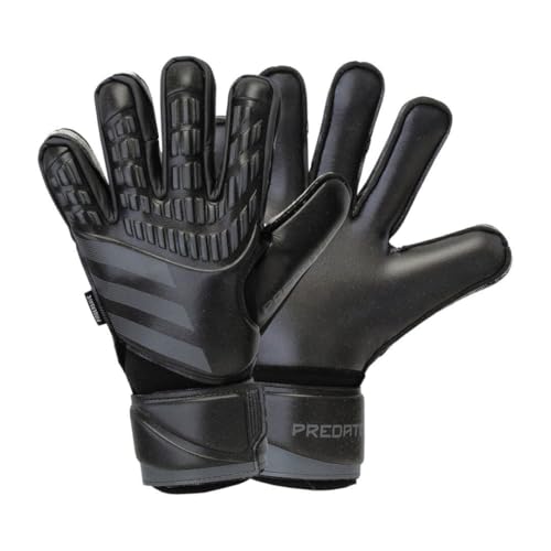 adidas Unisex Match Fingersave Goalie Gloves, Black/Black, 7