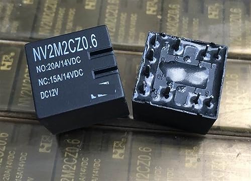 Relé NV2M2CZ0.6 DC12V repara fallos eléctricos de 20A con su diseño de 10 pines