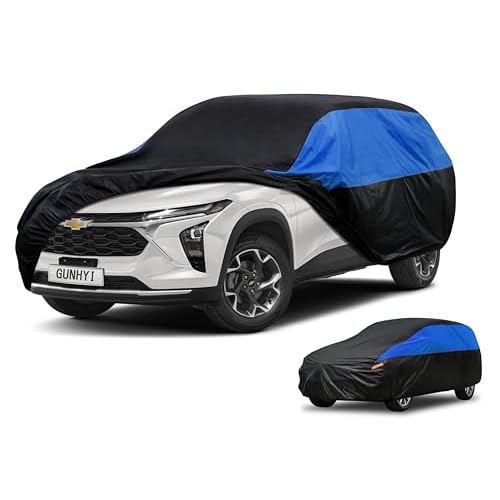 Chevrolet Car Cover Custom Fit Chevrolet Chevy Trax Waterproof All Weather, Lightweight Full Exterior Cover for Automobiles Outdoor Sun UV Rain Dust S