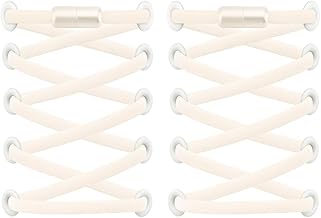 RJ-Sport (2 pairs of elastic laces with quick release, quick lacing system for unique comfort and strong hold, with metal capsules without tying