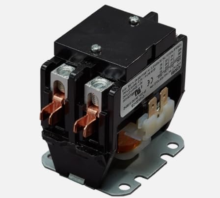 91421 24 Volt VAC 2 Pole 40 Amp Condenser Contactor Relay 3100Y20Q1800CL,Replacement for Mars OEM