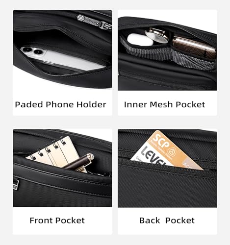 Image of Arctic Hunter Mini Crossbody Sling Bag for Men, Compact Lightweight Water-Repellent Polyester Small Travel Bag for Daily Commute