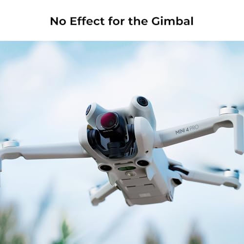 Image of K&F CONCEPT ND16&PL Filter Compatible with DJI Mini 4 Pro | Fixed 4 Stops Light Reduction and Polarizing 2-in-1 Filter, Multi-Function HD Optical Glass - FD031