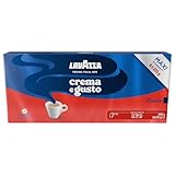 Lavazza, Crema e Gusto Classico, Café Molido Natural, 4 x 250 g, para Cafetera Italiana, de Filtro y Francesa, con Notas de Especias, Arábica y Robusta, Intensidad 7, Tueste Oscuro, Amazon Exclusive
