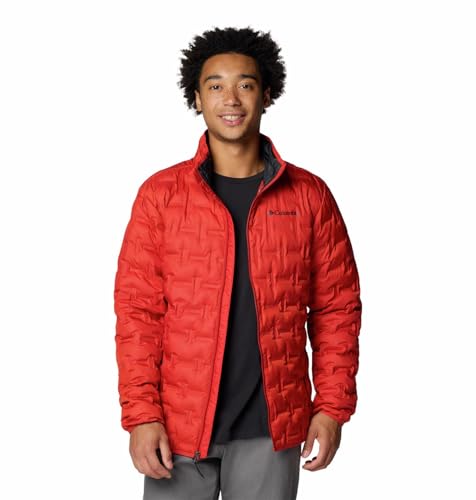 Columbia Men's Delta Ridge II Down Jacket, Sail Red, Large - Image 7