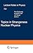Produktbild Topics in Strangeness Nuclear Physics (Lecture Notes in Physics, 724, Band 724)