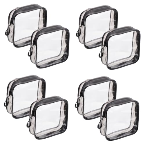 FRCOLOR Lot De 4 Trousses De Maquillage Portables Trousses De Voyage À Double Couche Trousses De Toilette Organiseur Tendance 2 Pièces X 4