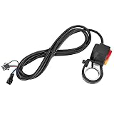 2-in-1 Motorrad Lenkerschalter,22,5 mm Lenker Schalter Horn Blinker Steuerschalter Knopf für E-Bike Roller