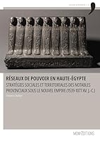 RESEAUX DE POUVOIR EN HAUTE-EGYPTE. STRATEGIES SOCIALES ET TERRITORIA 2356680837 Book Cover