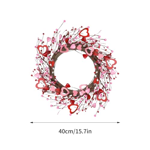 Couronne de Saint-Valentin décoration d'intérieur de mariage et fête