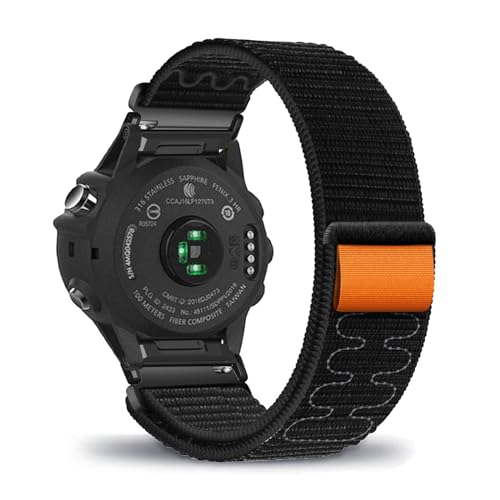 ZUOBNBP Nylon Correa de Reloj para Garmin Fenix 3/3 HR Correa, Elástico Nailon Trenzado con Ajustables Correa de Repuesto Deportiva Compatible con Garmin Fenix 3/3 HR Pulsera para Hombres Mujeres (9)