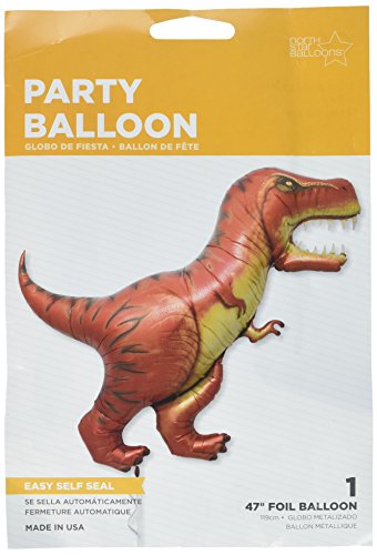 Dinosaur Mylar Balloon - T Rex Balloon - 47 inches