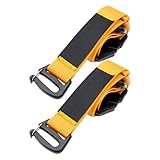 Genérico Correas para Mochila, Ajuste Sin Esfuerzo, 2 Piezas, Correas con Hebilla Ajustable, Clips de Expansión para Mochila, Montaje Flexible, para Acampar, Senderismo, Montañismo, Uso Diario