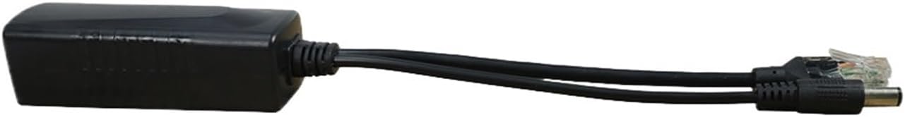 POE Splitter Gigabit for Switch Port CCTV IP Camera 48V to 12V 2.5A 30W 15W Gigabit 1000mbps RJ45 to DC Power Supply Power Splitter (Size : 5 Pieces, Color : 100M 12V2A)