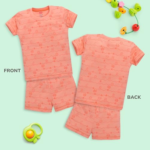 Image of LuvLap Baby Boys Regular Fit 100% Cotton Half Sleeves Boys T-Shirts and & Shorts Set Pack of 3
