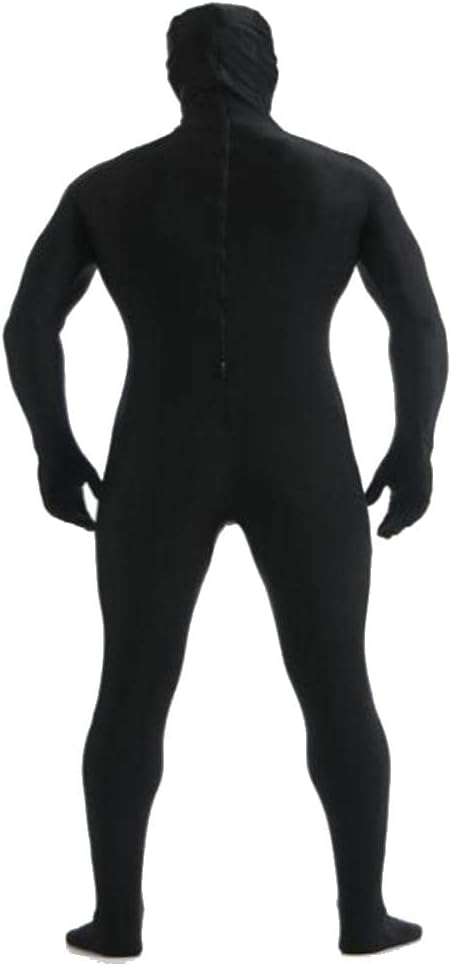 BNF®Full Body Spandex Skin Suit Zentai Costume Unitard Leotard for Men and Women Black