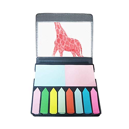 Marque-page en couleur animaux menacés IUCN édition Girafe rouge