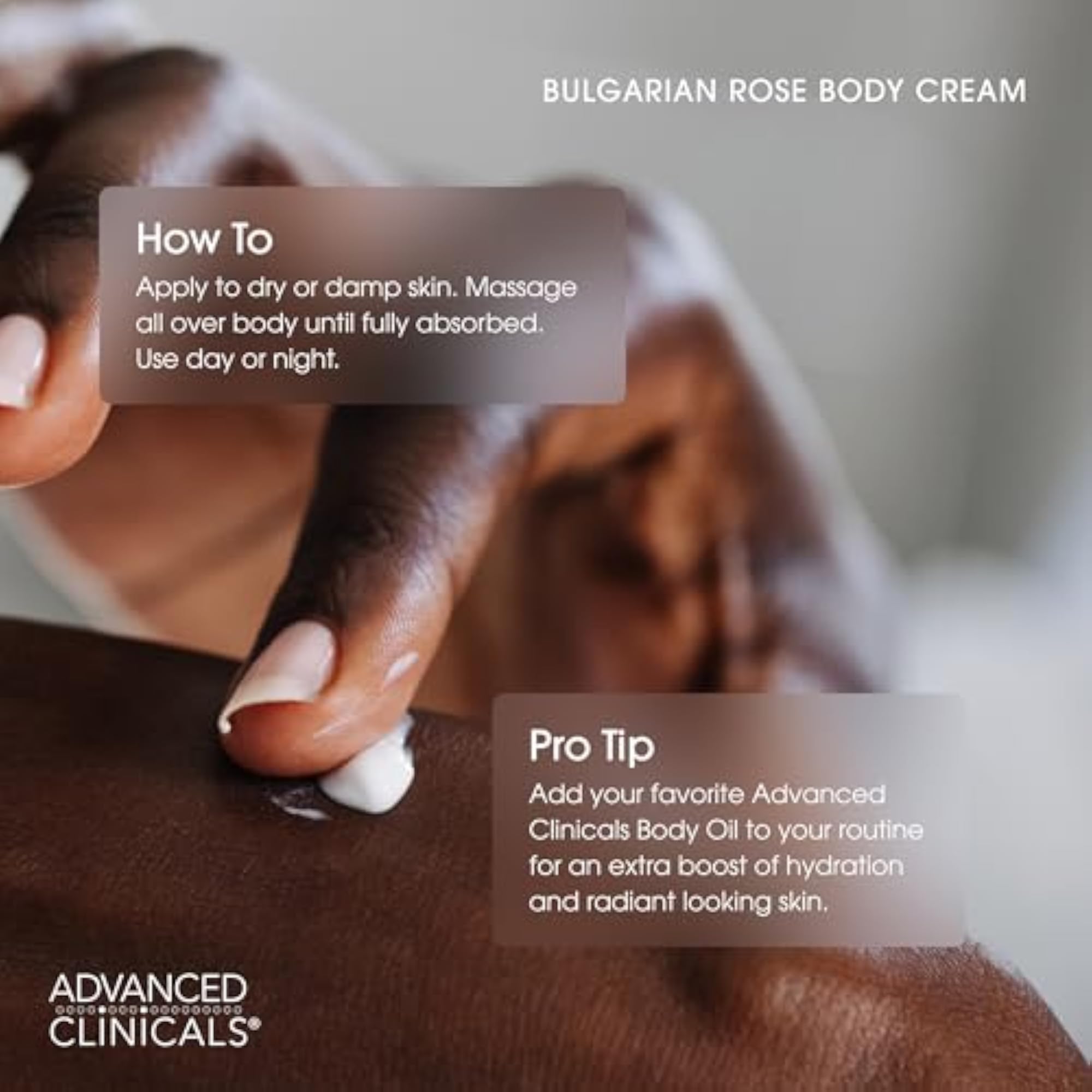 Bulgarian Rose Oil Cream, Anti-Aging Rescue for Face