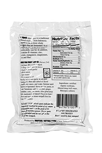image for Rhapsody Natural Foods 2lb TEMPEH - Organic, Made in Vermont, 32 oz (2