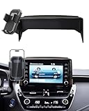 Car Phone Mount for 2019-2025 2026 Toyota Corolla/Corolla Hatchback /2022-2025 2026 Corolla Cross Accessories 8-inch Screen Auto Lock Car Phone Holder 360° Rotation Not Affect Air Vent Phone Cradles