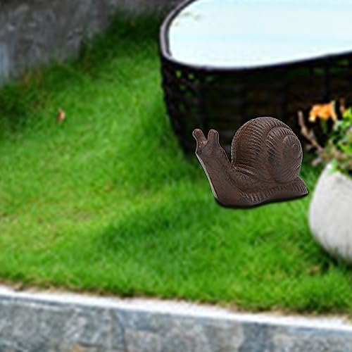 Estatua de Caracol de Hierro Fundido para Decoración miniatura 7